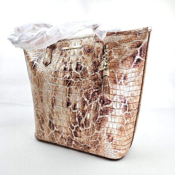 Brahmin Asher Camel Safari Melbourne Tote - Picture 3 of 11